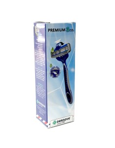 Dernove Maquinilla Afeitar 3 Hojas 2uds