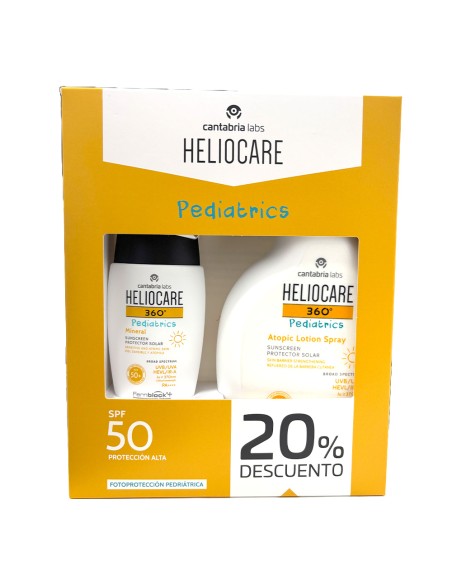 Heliocare 360º Pediatrics Pack Mineral + Atopic